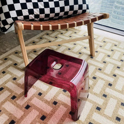 Transparent Plastic Stool