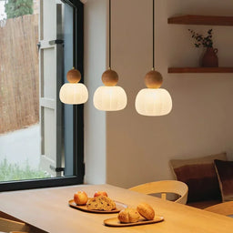 Cream Pumpkin Kids Pendant Light