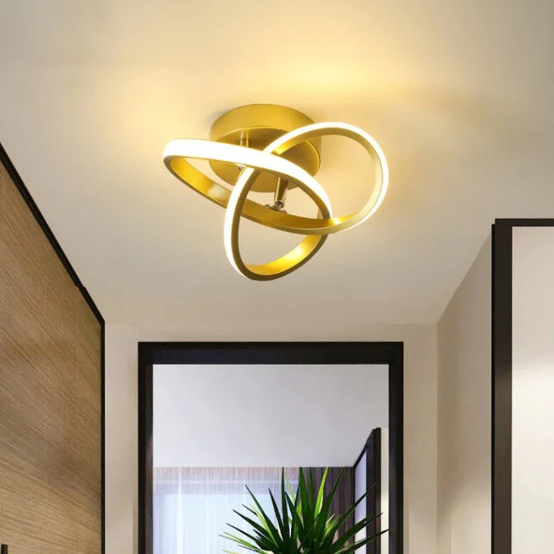 Nordic Gold LED Aisle Ceiling Light