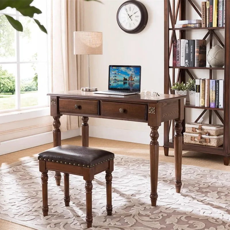 American Solid Wood Writing Desk