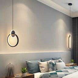 Minimalist Bedside LED Pendant Light