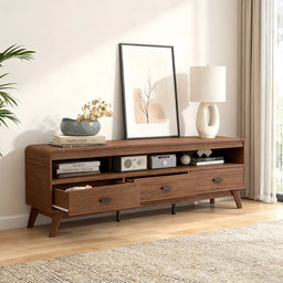 Mid-Century Modern TV Stand for 70-Inch TVs