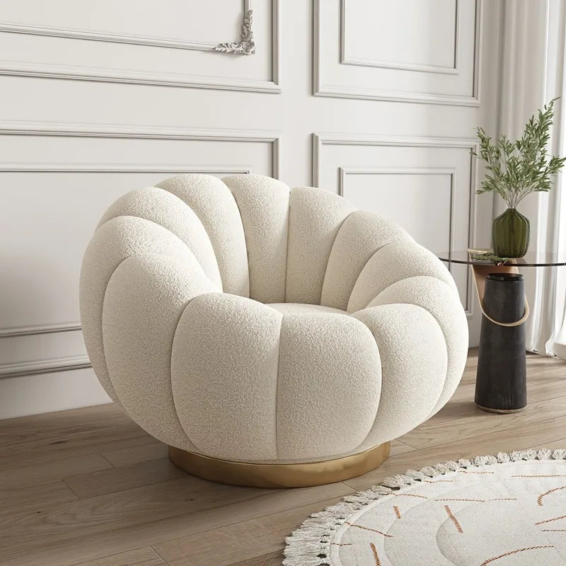 360 Degree Swivel Pumpkin Lounge Chair