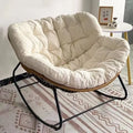 Metal Frame Reclining Rocking Chair