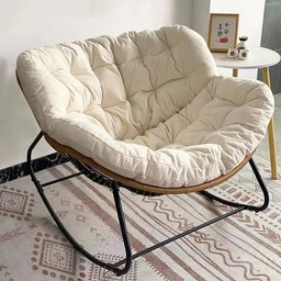 Metal Frame Reclining Rocking Chair