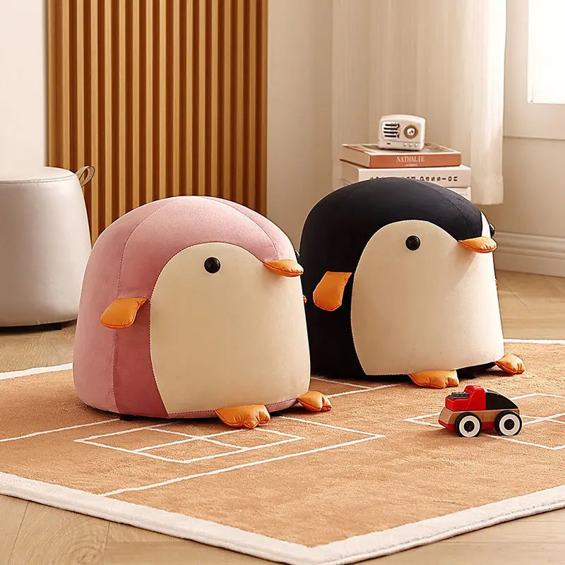 Penguin Shape Kids Low Stool