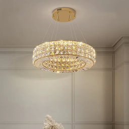 Luxury Crystal Dimmable Pendant Chandelier