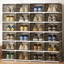 6 Layers Foldable Shoe Rack Organizer Cabinet