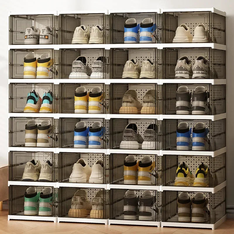 6 Layers Foldable Shoe Rack Organizer Cabinet