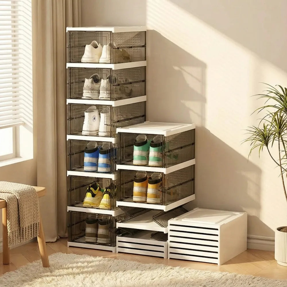 6 Layers Foldable Shoe Rack Organizer Cabinet