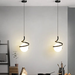 Nordic Glass Ball LED Pendant Light