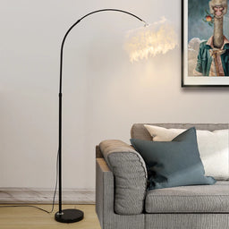 Modern Feather Floor Lamp