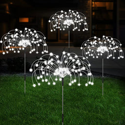 Solar Firework LED Stake Lights Garden