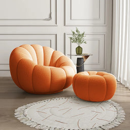 360 Degree Swivel Pumpkin Lounge Chair