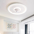 Bladeless LED Kids Bedroom Ceiling Fan Light