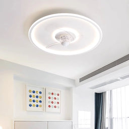 Bladeless LED Kids Bedroom Ceiling Fan Light
