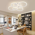 Modern LED Chandelier Home Lighting Ring Ceiling Mount Chandelier