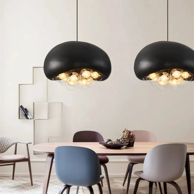 Nordic Resin Glass Pendant Light