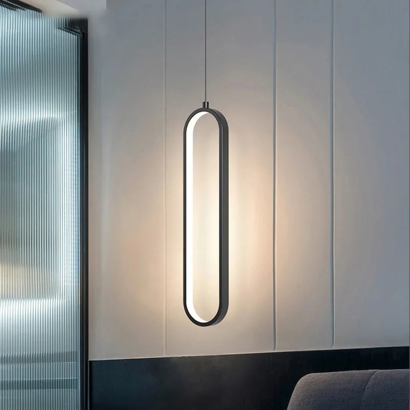 Minimalist Bedside LED Pendant Light