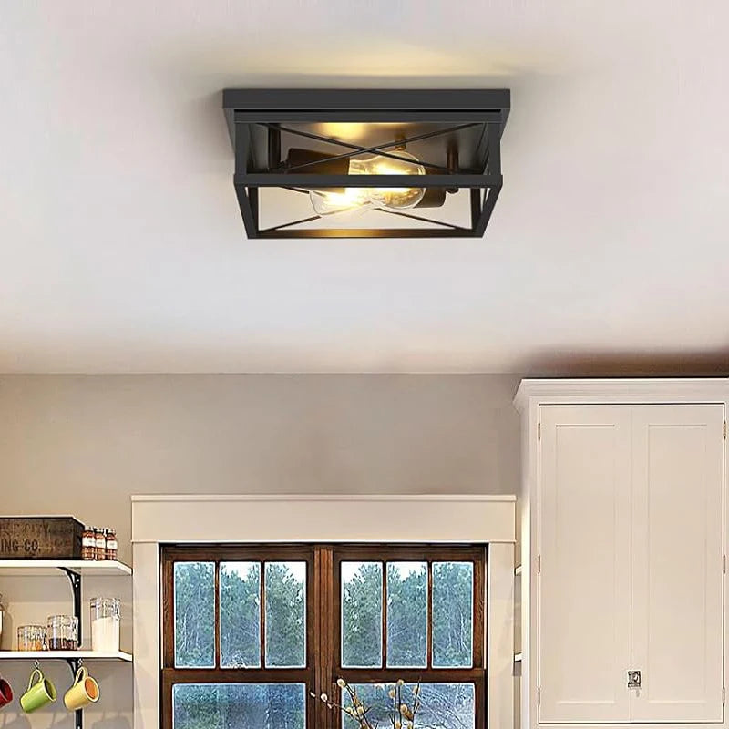 American Farmhouse Industrial Ceiling Light