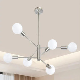 Household Living Room Chandelier Light 6/8/10/12 Lamps Heads Modern Dining Room Bedroom Gold/Black Ceiling Chandelier Lamp E27