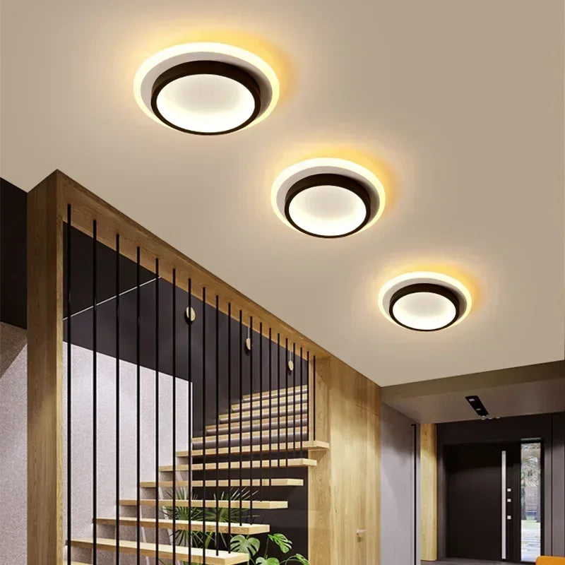 Round Acrylic LED Flush Mount Light