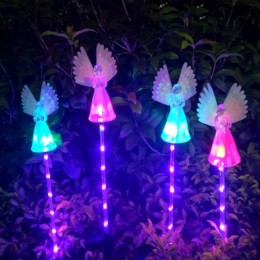 Solar Angel Stake Lights Garden Light