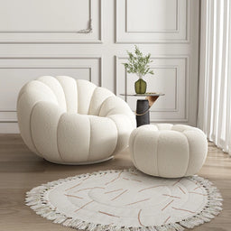 360 Degree Swivel Pumpkin Lounge Chair