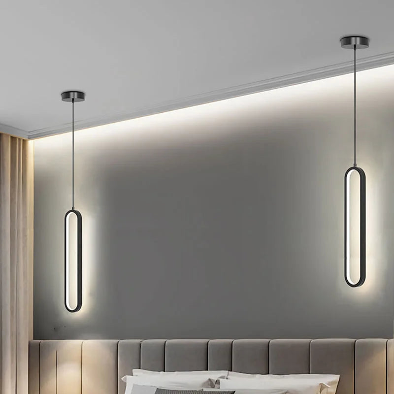 Minimalist Bedside LED Pendant Light