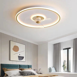 Bladeless LED Kids Bedroom Ceiling Fan Light