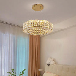 Luxury Crystal Dimmable Pendant Chandelier