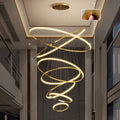 Luxury LED Staircase Pendant Light
