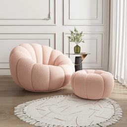 360 Degree Swivel Pumpkin Lounge Chair