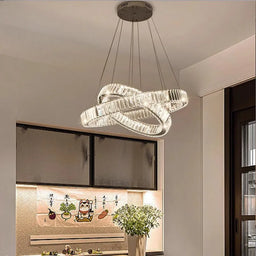 Modern Crystal LED Dining Pendant Light