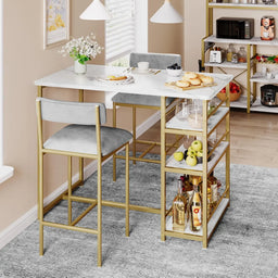 3 Piece Modern Bar Table Set