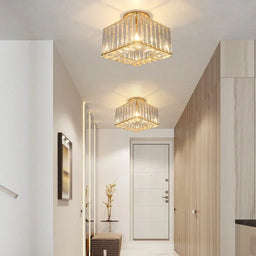 Modern Crystal Flush Mount Ceiling Light