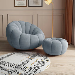 360 Degree Swivel Pumpkin Lounge Chair