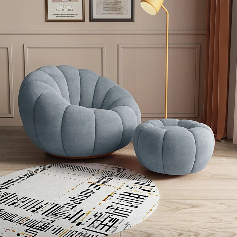 360 Degree Swivel Pumpkin Lounge Chair