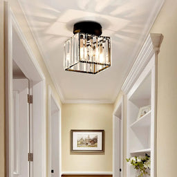 Gold Crystal Corridor Ceiling Light