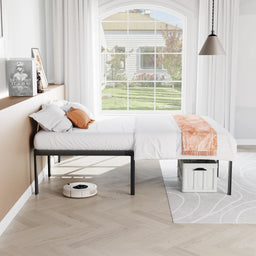 Metal Platform Bed Frame, Twin to King