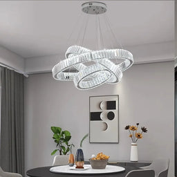 Modern Crystal LED Dining Pendant Light