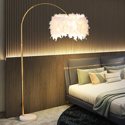 Modern Feather Floor Lamp