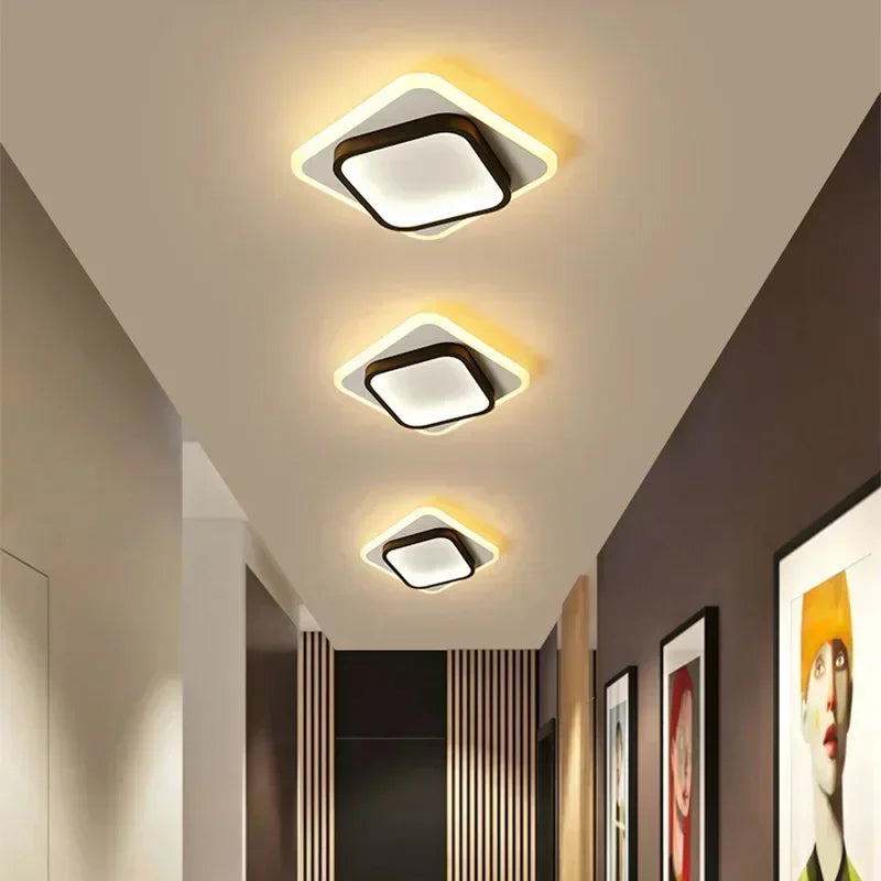 Round Acrylic LED Flush Mount Light