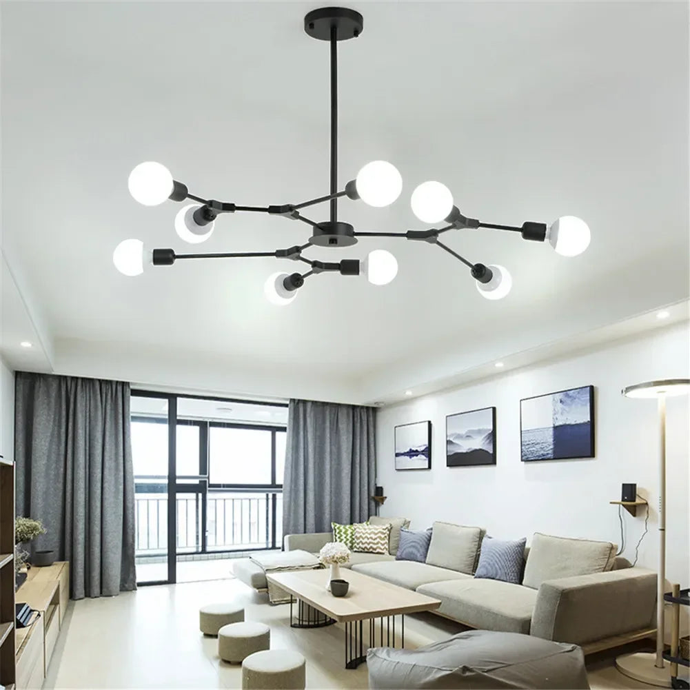 Modern Sputnik Molecular Branch Chandelier