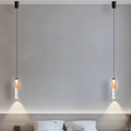 Round Tube Lifting Bedside Pendant Lamp