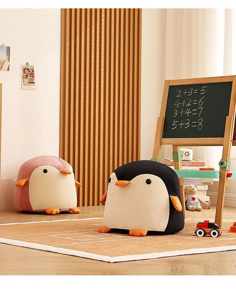 Penguin Shape Kids Low Stool