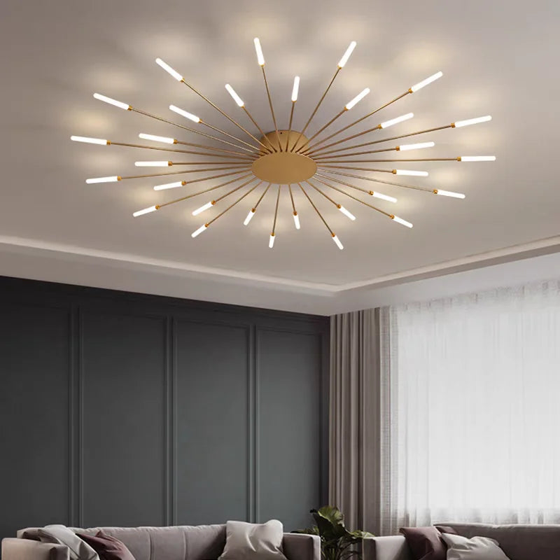 Nordic Designer Flower Shape LED Ceiling Lamp
