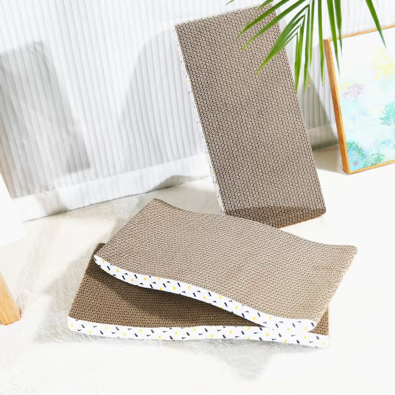 Cat Scratching Board, Cardboard Double-Sided Cat Scratching Board Large Wide Corrugated Modern Sofa Bed Cat Supplies, Cat Toys