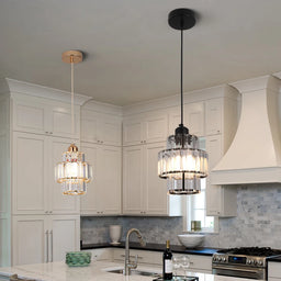 Modern Crystal Ceiling Lamp Glass Pendant Light Living Dining Room Nordic Chandelier Home Hotel Decor Luminaire Bright Fixture