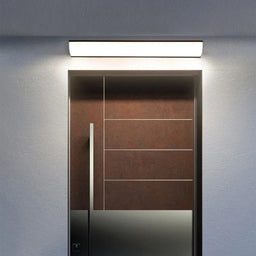 Modern Waterproof Long Strip Wall Lamp Minimalist Outdoor Wall Lights Garden Villa Porch Courtyard Decor Sconce Light